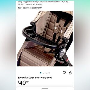 Baby Jogger stroller tray